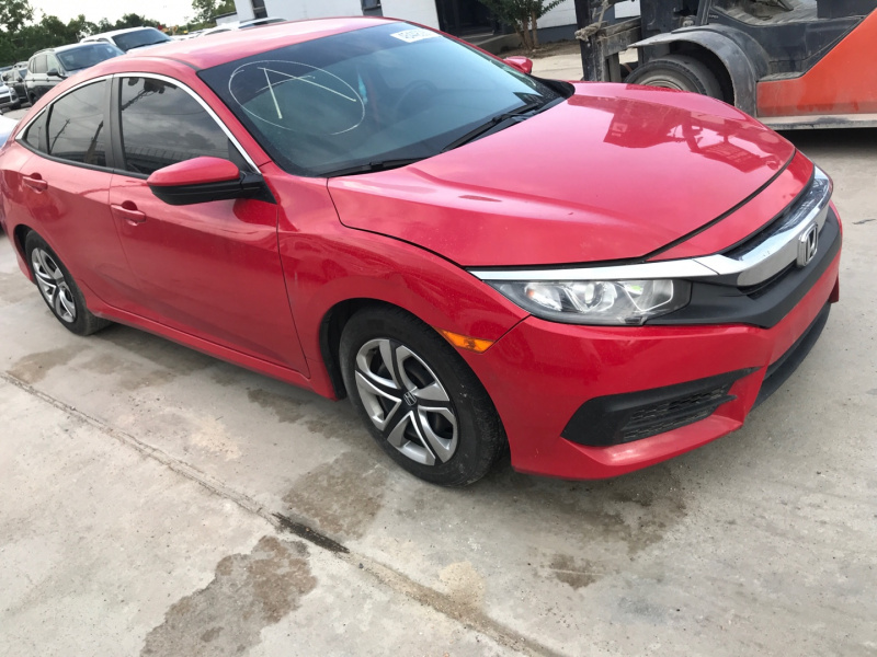 Honda Civic Lx 2018 Red 2.0L 4