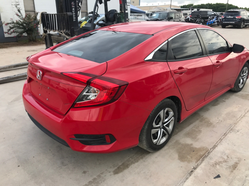 Honda Civic Lx 2018 Red 2.0L 4
