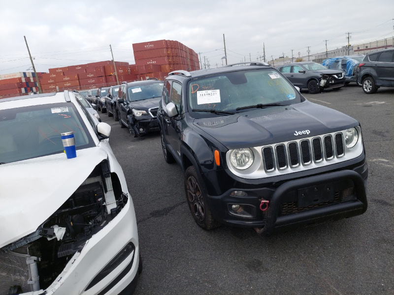 Jeep Renegade Limited 2015 Black 2.4L