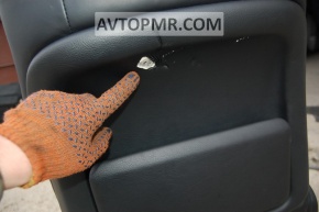 Водительское сидение Lexus RX300 RX330 RX350 RX400h 04-09 без airbag, черн порвана спинка