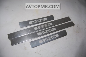 Накладка порога металл зад прав Lexus GS300 GS350 GS430 GS450h 05-11