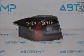 Фонарь внешний (крыло) левый Tesla Model S 12- отколот уголок