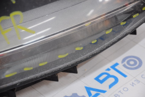 Фара передняя правая VW Jetta 11-18 голая USA галоген, слом креп, паутина на стекле