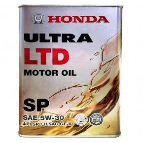 Масло моторное Honda 5W-30 4л SP синтетик металл