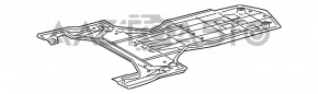 Защита заднего моста / балки Lexus GS300 GS350 GS430 GS450h 05-11