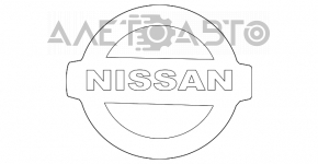 Эмблема NISSAN двери багажника Nissan Rogue 14-