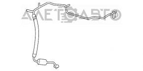 Трубка кондиционера (длинная, железо) Nissan Versa 1.8 10-12