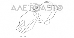 Подушка двигателя левая Mazda6 03-08 2.3