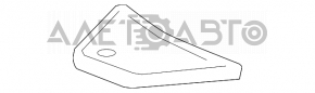 Крышка бокса багажника лев Toyota Prius 20 04-09 беж