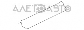 Накладка порога перед прав Mazda3 MPS 09-13