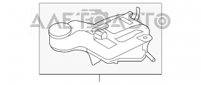 Бачок ГТЦ Mazda3 MPS 09-13