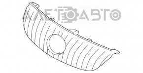 Решетка радиатора grill голая Lexus GS300 GS430 05-07 дорест