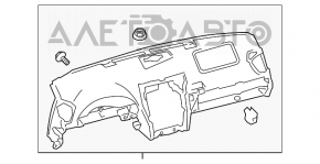Торпедо передняя панель голая Lexus IS250 IS300 IS350 06-13