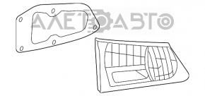 Фонарь внутренний (крышка багажника) правый Lexus IS250 IS300 IS350 10-13 рест