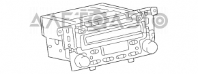 Магнитофон, CD-changer, Радио, Панель Lexus ES300 ES330