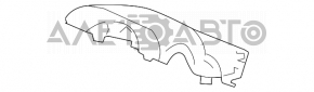 Обрамление рулевой колонки Honda Civic 4d 06-09
