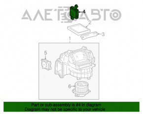 Amplifier assy, air conditioner Lexus ES350 07-12