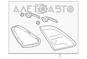 Фонарь внутренний (крышка багажника) левый Mazda6 09-13