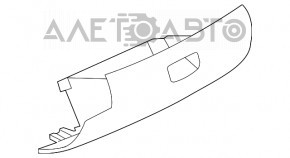 Перчаточный ящик, бардачок Mitsubishi Galant 04-12 черн