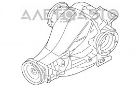 Задний дифференциал (редуктор) Audi Q5 09-17 2.0T 134к